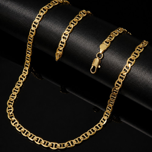 18ct gold layered anchor - 18ct,