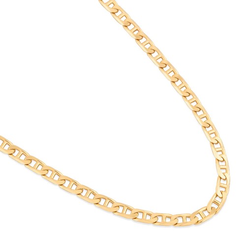 Gold anchor link chain - gold,