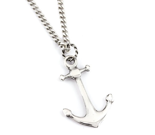 Anchor pendant solid 925 - anchor,