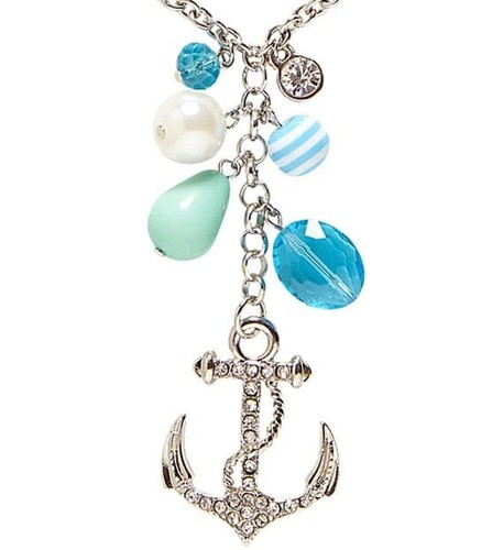 Sailors anchor necklace with - sailors,