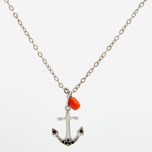 Tateossian silver coral - silver, anchor