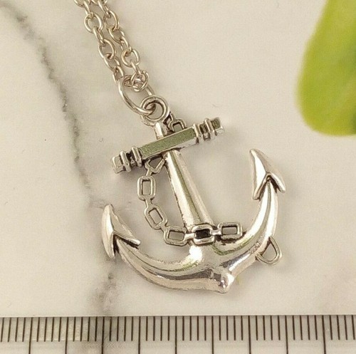 Anchor necklace nautical - anchor,