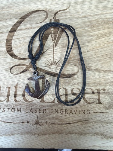 Cord necklace anchor - cord,