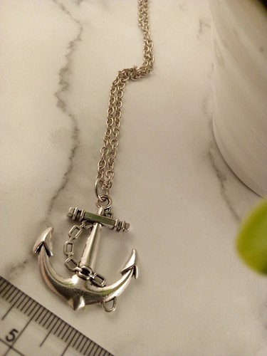 Anchor necklace nautical - anchor,