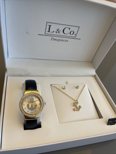 Watch necklace and - necklace, earring