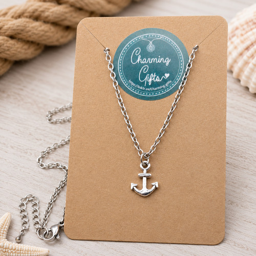 Anchor necklace tibetan - anchor,