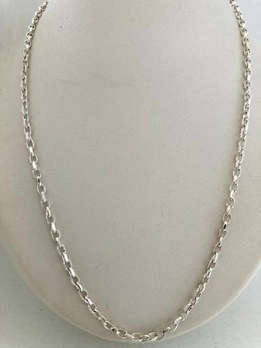 Sterling silver necklace - silver,