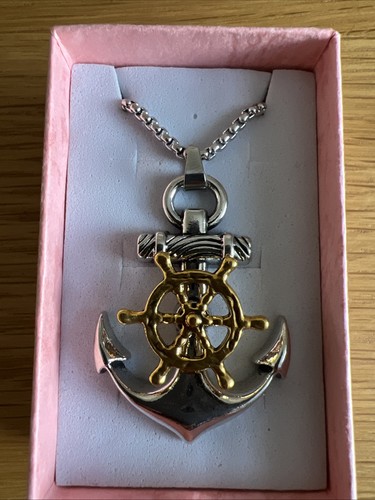 Anchor necklace - anchor,
