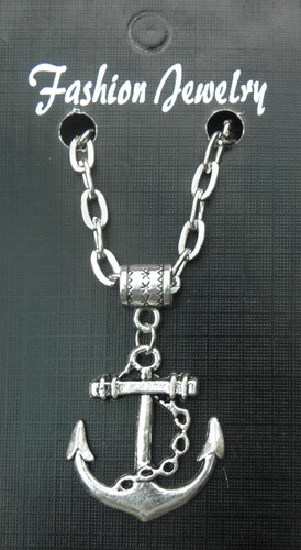 Anchor pendant necklace or - anchor, 20"