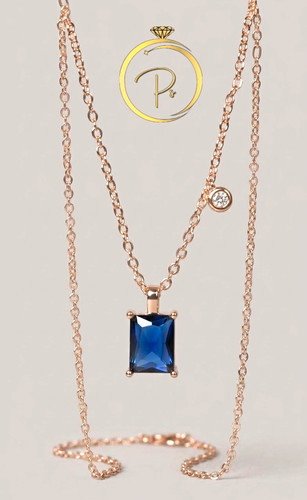 585rg rose gold plated - plated, blue