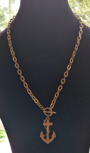 Vintage copper tone anchor - vintage, copper-tone