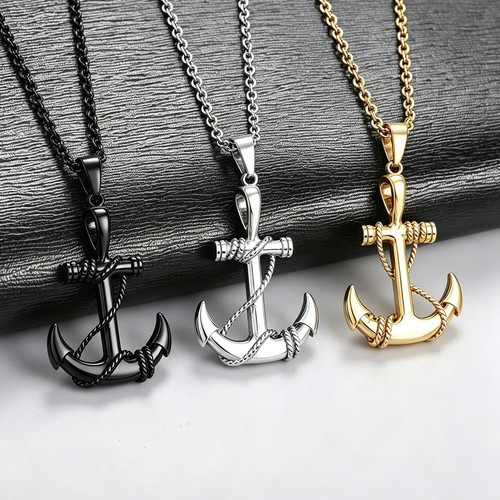 Vintage anchor pendant - vintage,