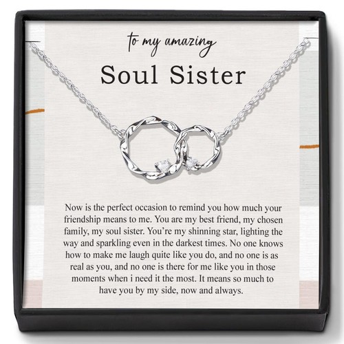 Soul sister necklace gift - necklace,