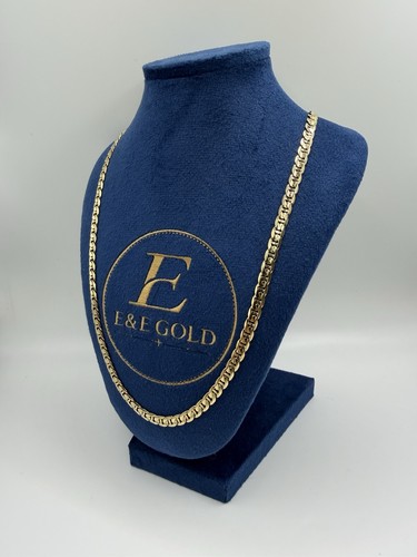 9ct gold anchor chain - gold,
