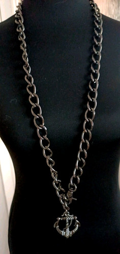 Mens large oxidised - mens, stainless